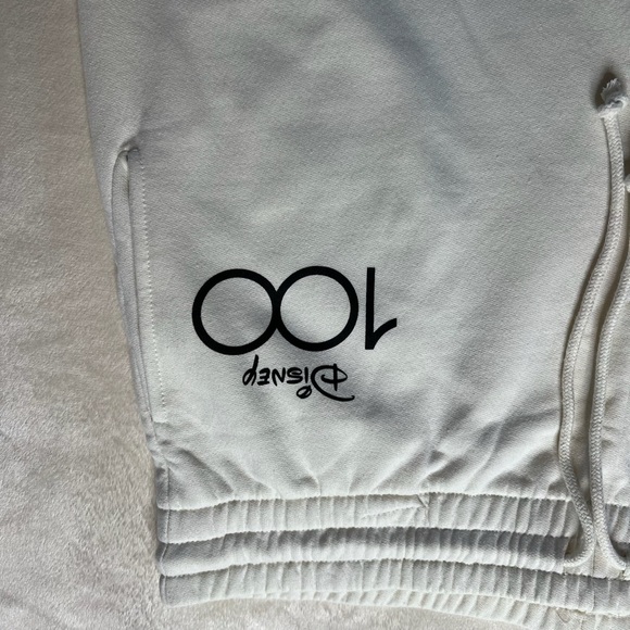 Disney 100 Yr XXL White Track Jogger Pants NWOT - Picture 7 of 12